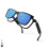GS05 Smart Glasses with Bluetooth Calling, Voice Assistant, Camera Remote Control, Magnetic Sunglasses, Black Blue 1