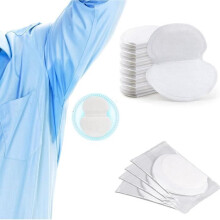 100 piezas de parches desechables para axilas antitranspirantes, sin fragancia, absorbentes y cómodos para el uso diario
