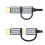 Pozlátený dátový kábel Type-C na Micro USB, 1 m 4