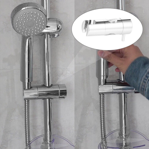 Support mural réglable pour barre de douche 1