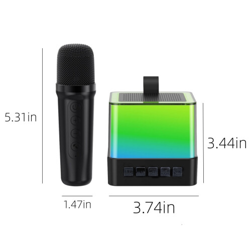 Φορητό ηχείο Bluetooth Penkiiy Karaoke Machine με 1 2