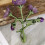 Broche de lapela em esmalte com flor violeta e cristal (1 peça) 4