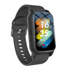 Senior GPS-Smartwatch mit Standortverfolgung, Anti-Verlust-Funktion, SOS-Anruf, smartes Armband für Kinder, schwarz