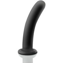Appareil de massage en silicone souple, godemichet anal lisse, noir, grande taille, finition douce pour un usage intime confortable