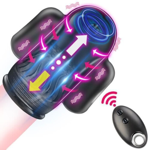 Men's Massager, Chastity Ring, Wireless Remote Control, Durable Comfort Fit Design