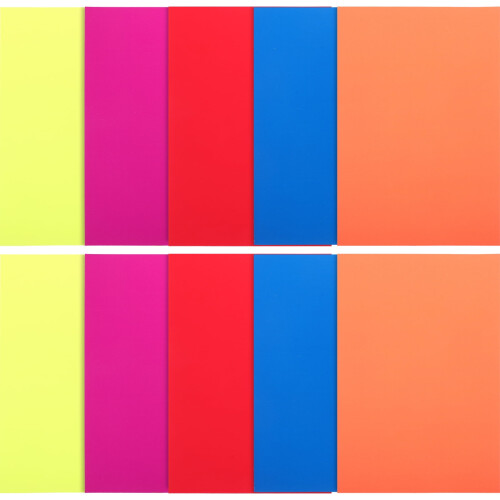 Eease neon glow-in-the-dark DIY paper 10 sheets