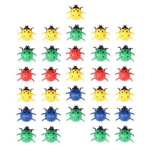 Ladybug Magnet Decor DIY Accessory 30 pcs