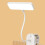 Lampe de bureau LED rechargeable à pince avec 3 niveaux de luminosité 7