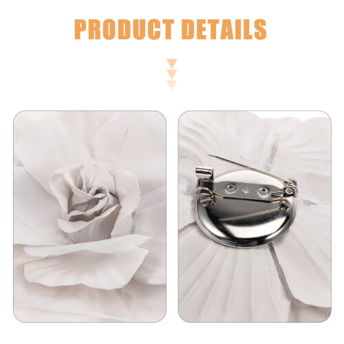 Broche de flor de camelia para mujer (1 pieza) 2