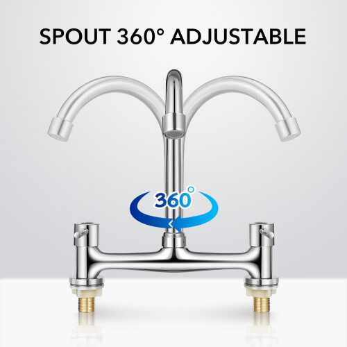 Robinet mitigeur double usage pour évier de cuisine (1 unité) 1