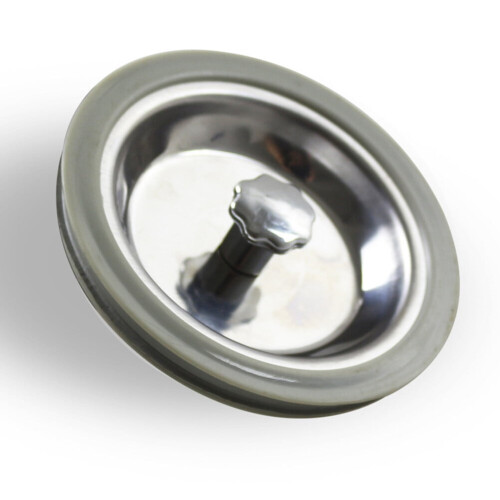 Bouchon de couvercle d'évier en acier, joint PP 82 mm 1