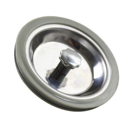 Bouchon de couvercle d'évier en acier, joint PP 82 mm 2