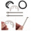 Kit de fixation pour robinet de lavabo avec circlips 3