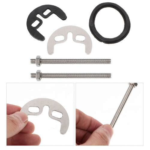 Kit de fixation pour robinet de lavabo avec circlips 2