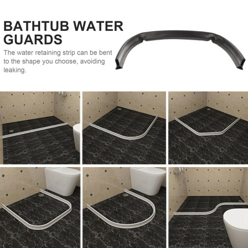 Seuil de porte de douche pour l'étanchéité de la baignoire 1