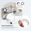 Kit de fixation pour robinet de lavabo avec circlips 5
