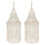 Macrame Lamp Shade Hanging Pendant Cover 2 Pack 1