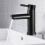 Robinet de lavabo moderne monotrou à poignée unique 4