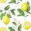 Lemon-pattern napkins 33x33 cm 20-pack 1