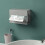 Wall-Mounted Tissue Holder Gold 2 Pack 4