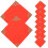 Blank Fu Character Red Xuan Paper 20 pcs 1