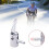 Cykelluftpumpmunstycke för Schrader-ventil, 6 mm 7