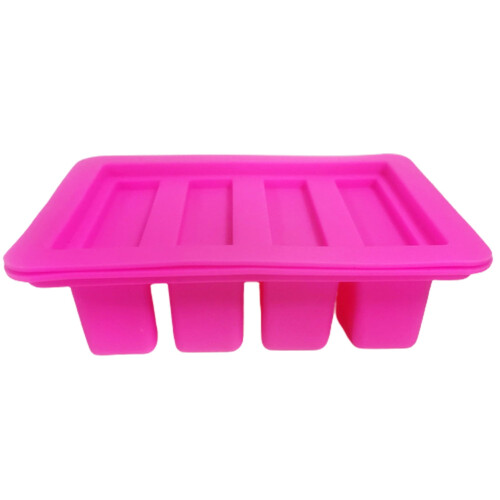 Silicone Butter Mold Food Grade Rectangle 4-Cavity