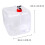 Réservoir d'eau pliable avec robinet 15 L 5