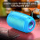 Altoparlante Bluetooth wireless con subwoofer, mini portatile 5