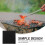 BBQ Mat Outdoor Fireproof Glass Polyester Grill Mat 1 Pack 5