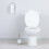 Toiletskyllehåndtag sidemonteret trykknaparm 3
