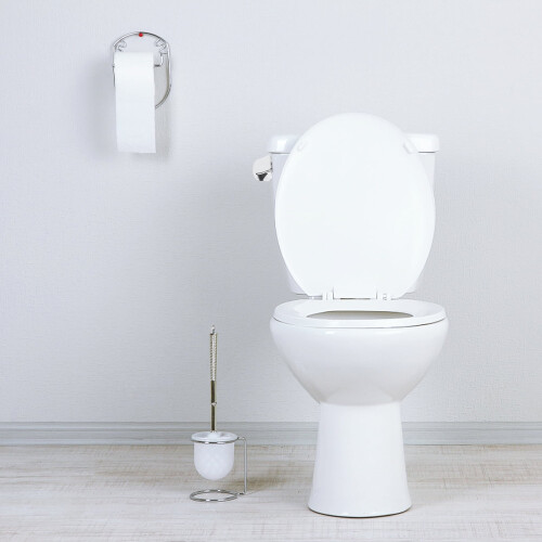 Toiletskyllehåndtag sidemonteret trykknaparm 2
