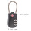 Cadenas antivol extérieur à code noir (1 pièce) 4