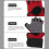 Work Gloves Neoprene Fingerless 2 Pcs 6
