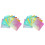 Iridescent Origami Paper Cranes 100 pcs 1