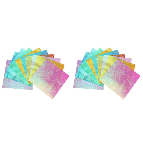 Iridescent Origami Paper Cranes 100 pcs