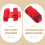 Car Fire Extinguisher Holder Mount Red Nylon 4