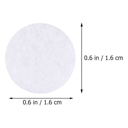 Round Cotton Filter Pad White 3 Packs 150pcs 1