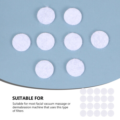 Round Cotton Filter Pad White 3 Packs 150pcs 2