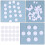 Round Cotton Filter Pad White 3 Packs 150pcs 5