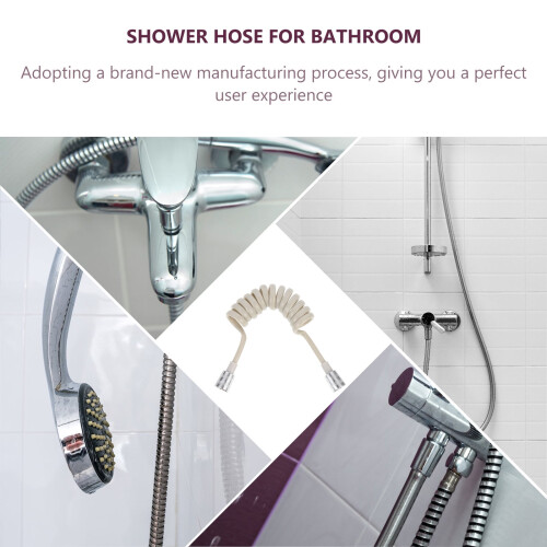Spring telescopic hose shower handheld PVC bidet 2 pcs 1