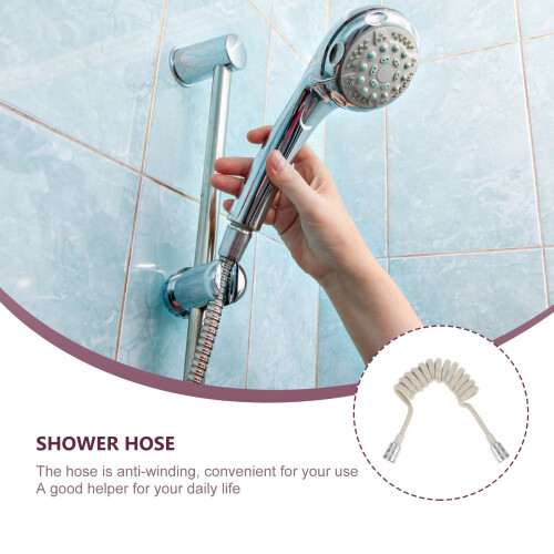 Spring telescopic hose shower handheld PVC bidet 2 pcs 2