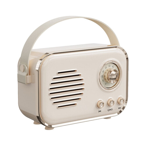 Rádio retrô com Bluetooth, subwoofer e entrada USB (1 unidade) 1