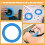 Flush Valve Seal Kit for Toilets 6 Sets 3