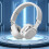 Cuffie wireless pieghevoli Bluetooth Penkiiy over-ear 4