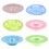 Filtro de pia de silicone para coletar cabelos (6 peças) 4