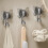 Bathroom Hook Plastic Wall-Mounted Suction Cup Gray 5