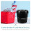 Svart plasthink med handtag och lock 2,2 gallon 4