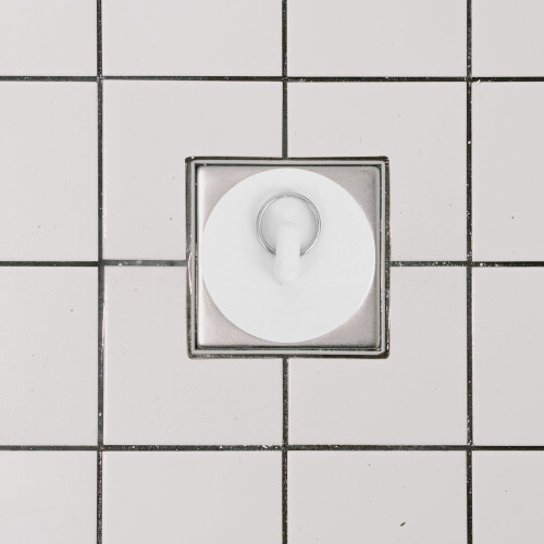 Badewannenstöpsel-Set, 4-teilig, weiß 1