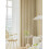 Blackout curtain polyester pleated thermal insulated 2
